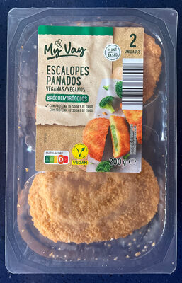 Foto de Escalopes panados veganas brocoli