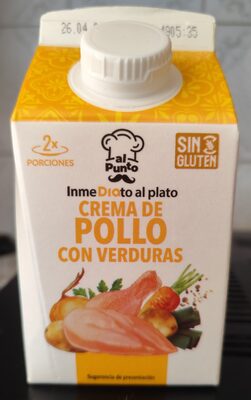 Foto de Crema de Pollo con verduras