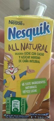 Foto de Nesquik all natural batido de chocolate