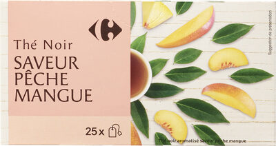 Foto de Thé noir saveur pêche mangue