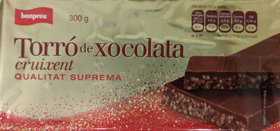 Foto de Torró de xocolata cruixent