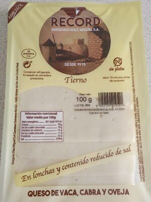 Foto de Queso tierno vaca, cabra, oveja