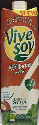 Foto de Bebida de soja sabor avellanas