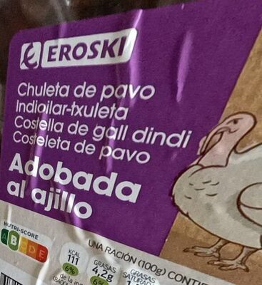 Foto de Chuletas de pavo al ajillo