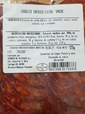 Foto de Chorizo Ibérico