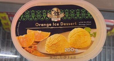 Foto de Orange ice dessert