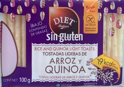Foto de Tostadas Ligeras de Arroz y Quinoa