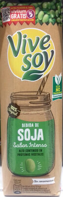 Foto de Bebida de soja sabor intenso alto contenido proteínas vegetales