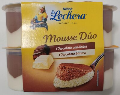 Foto de La Lechera Mousse Dúo: Chocolate con leche / Chocolate blanco