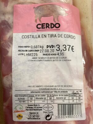 Foto de Costilla cerdo