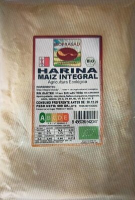 Foto de Harina de maíz integral
