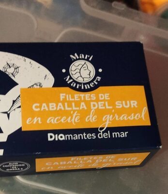 Foto de Filetes de caballa del sur en aceite de girasol