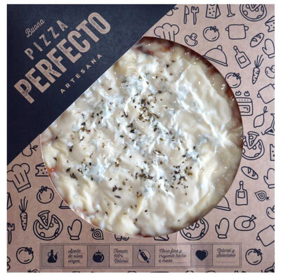 Foto de Pizza de 4 quesos con rulo de cabra