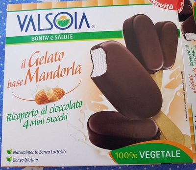 Foto de Il Gelato base Mandorla Ricoperto al cioccolato 4 Mini Stecchi