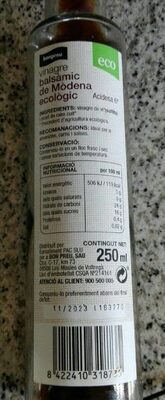 Foto de Vinagre balsamic de modena ecologic