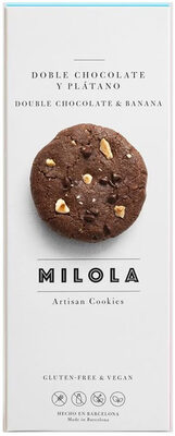 Foto de Galletas de doble chocolate y plátano