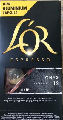 Foto de Café Onyx intensidad 12 estuche 10 cápsulas