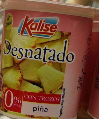 Foto de Yogur desnatado con piña