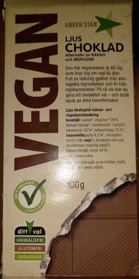 Foto de Ljus choklad vegan