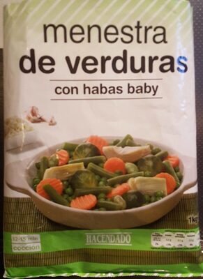 Foto de Menestra de verduras con habas baby congelado
