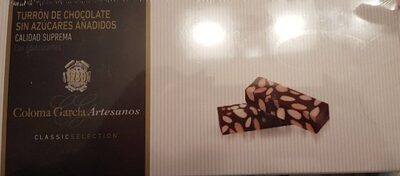 Foto de Turrón de chocolate sin azúcares añadidos
