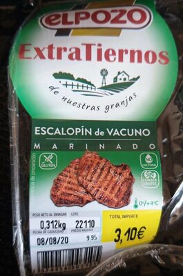 Foto de Escalopín de vacuno marinado