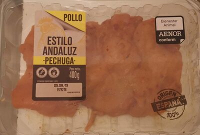 Foto de pechuga de pollo estilo andaluz