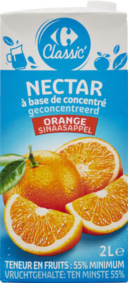 Foto de ORANGE Nectar à base de concentré