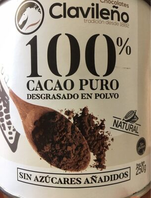 Foto de Cacao puro 100% desgrasado en polvo