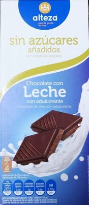 Foto de Chocolate con leche con edulcorantes