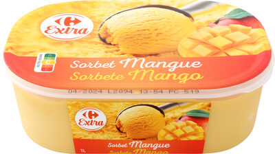 Foto de Helado sorbete de mango