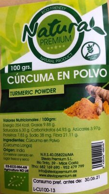 Foto de Curcuma en polvo