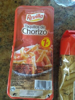 Foto de Taquitos de chorizo extra sin gluten