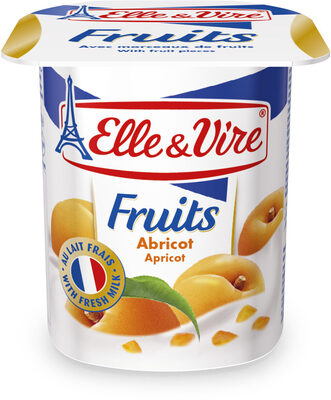 Foto de Elle & vire desserts lactes fruits abricot