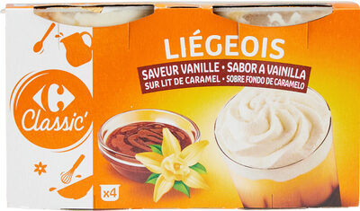 Foto de Liégeois Saveur vanille sur lit de caramel