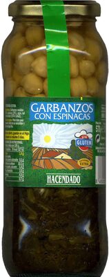 Foto de Garbanzos con espinacas