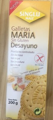 Foto de Galletas maria sin gluten desayuno