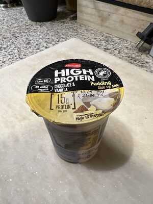 Foto de Crème dessert saveur chocolat et vanille