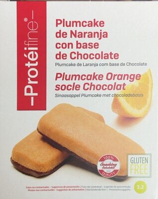 Foto de Plumcake de naranja con base de chocolate