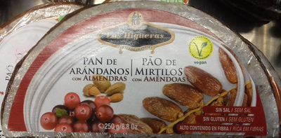 Foto de Pan de arándanos con almendras