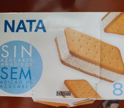 Foto de Sandwich de nata sin azúcares