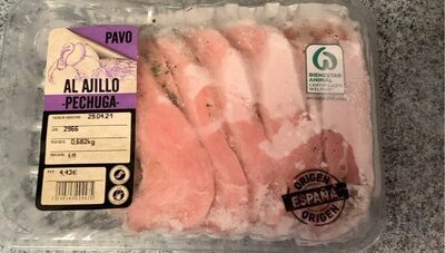 Foto de Pechuga de pavo al ajillo