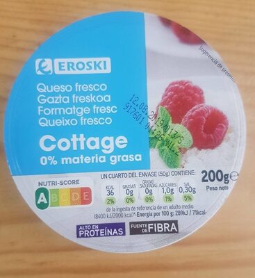 Foto de Queso fresco cottage 0% 200 gr.