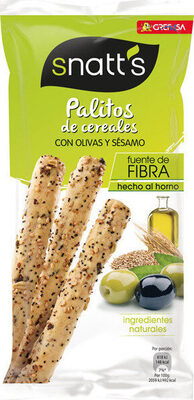 Foto de Palitos de cereales con olivas y sésamo