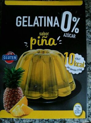 Foto de Gelatina 0% sabor piña