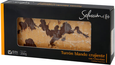 Foto de Turrón blando crujiente con chocolate