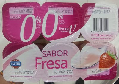 Foto de Yogur sabor fresa 0%