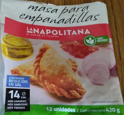Foto de masa empanadillas vegana