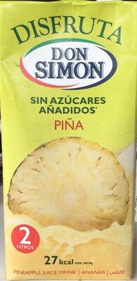Foto de Zumo de piña Don Simon Disfruta/Sin Azúcares añadidos Brik 2L