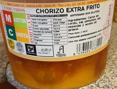 Foto de Chorizo extra frito